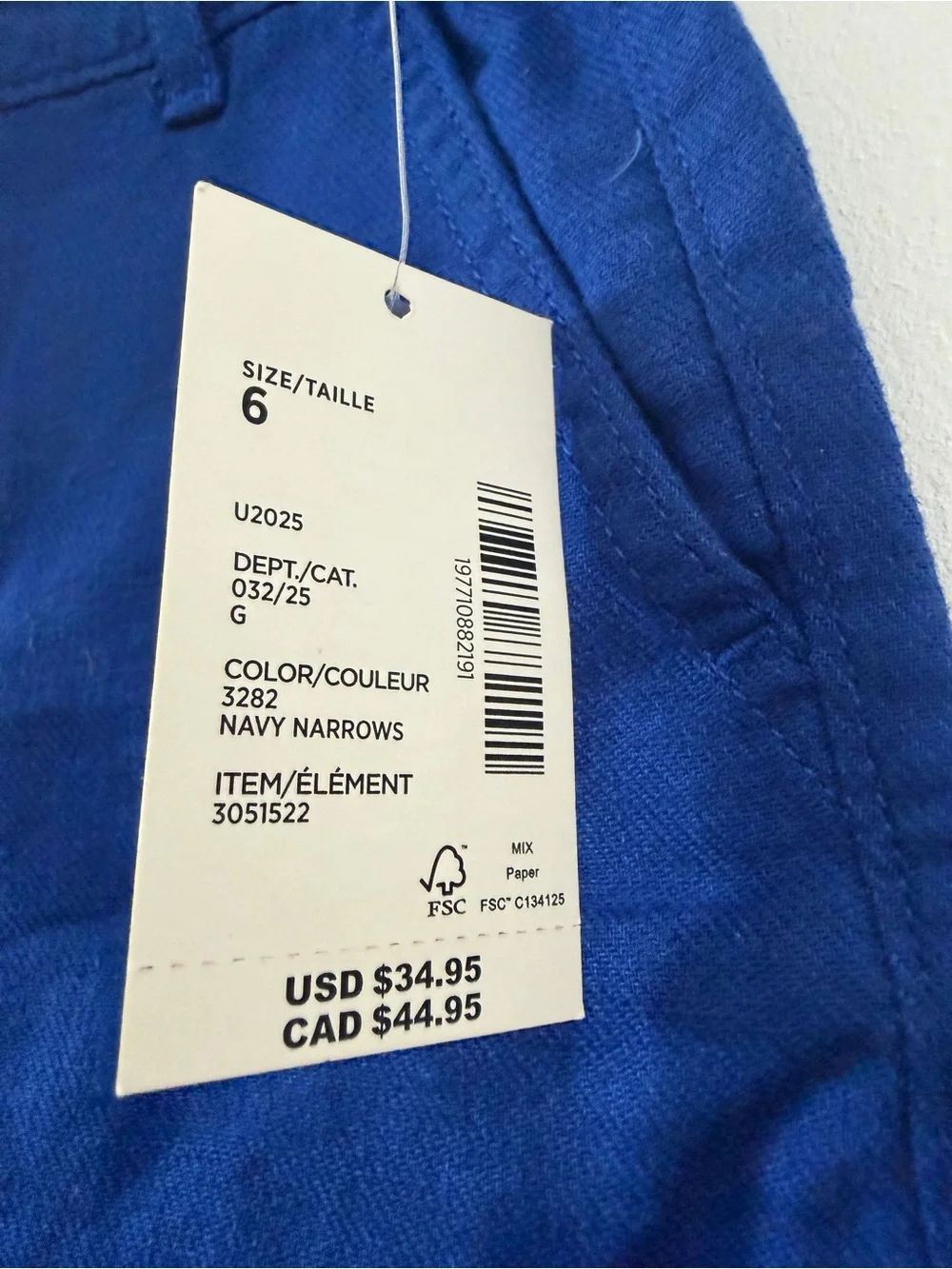 Gymboree Boys Pull on Shorts size 6 NWT blue
